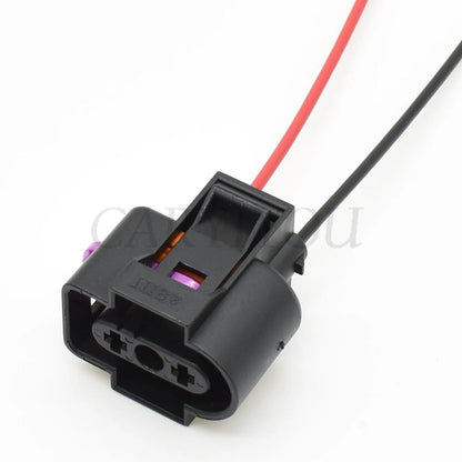 2-Pin Windshield Washer Pump Connector DJ7028C-3.5-21 1J0973202 — for VW Antifreeze Water Spray Pump