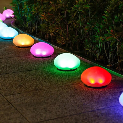 Solar Decorative Frosted Ground Lamp Outdoor Waterproof Garden Light