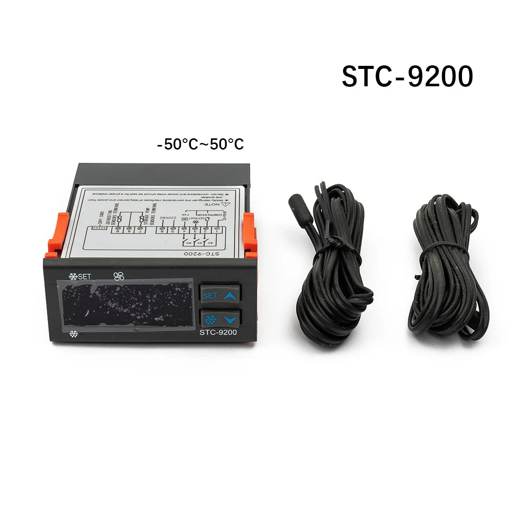 STC-9200 Temperature Controller With Refrigeration Defrost Fan Alarm Function And Two Sensor Instrument Tool For Industry Tool