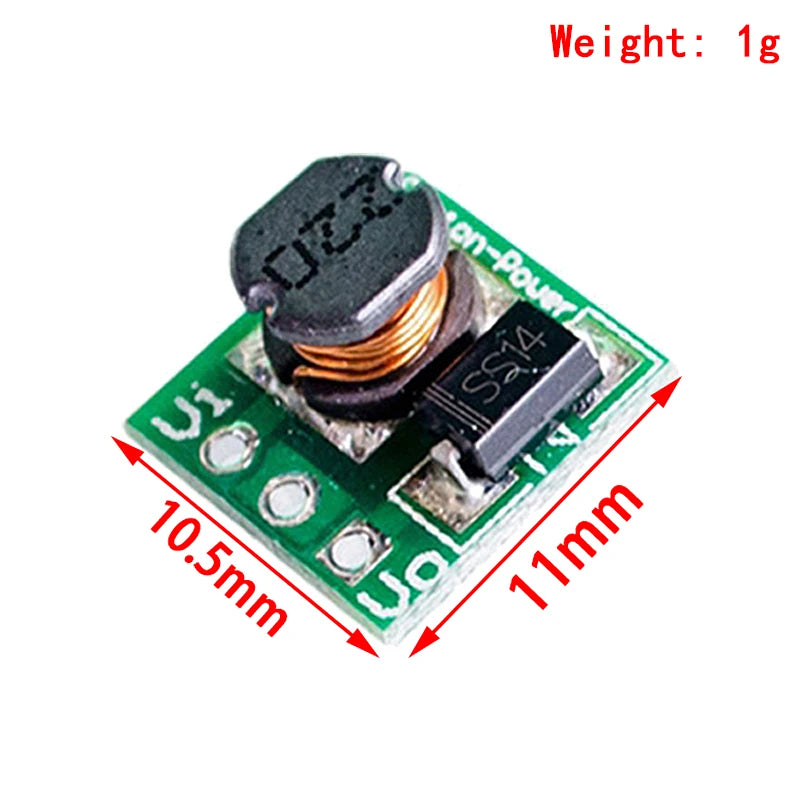 2pcs DC-DC Mini Step Up Boost Converter Module 0.9-5V to 3.3V/5V 500mA for Arduino