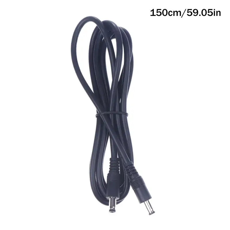 Male Plug to Male Power Supply Adapter Wire for LED Light Speaker J60A DC5521 to DC5521 Cable 18AWG DC5.5mm x 2.1mm