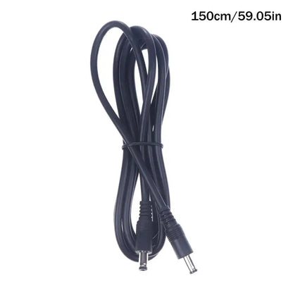 Male Plug to Male Power Supply Adapter Wire for LED Light Speaker J60A DC5521 to DC5521 Cable 18AWG DC5.5mm x 2.1mm