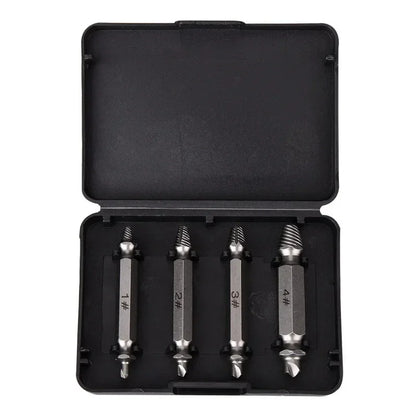 Screw Extractor Drill Bit Set Bolt Remover Tool 4/6pcs