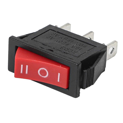 New Practical Quality Rocker Switch 3 Pins Electrical Equipment High Quality Joystick ON-OFF-ON Part RED 20A 125V