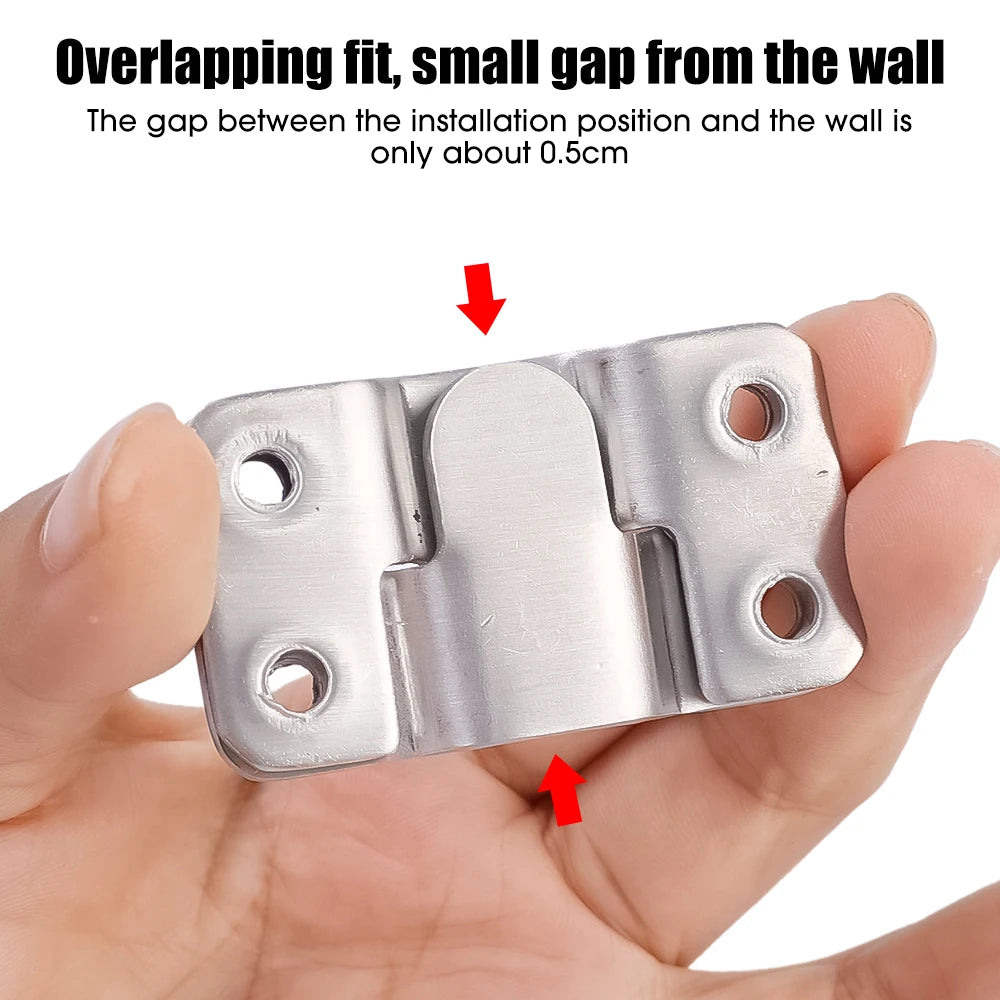 Picture Frame Hooks Stainless Steel Wall Hanger 30/2PCS