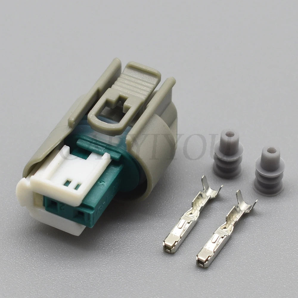 Automotive Waterproof Wire Connector Plastic Housing Socket with Terminals and Rubber Seals 9-967644-1