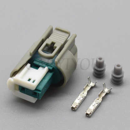 Automotive Waterproof Wire Connector Plastic Housing Socket with Terminals and Rubber Seals 9-967644-1