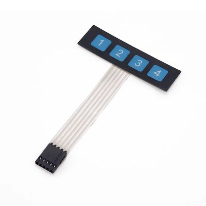 Matrix Membrane Switch Keypad Kit 1x4 3x4 4x4 4x5 Key Button Control Panel for Arduino