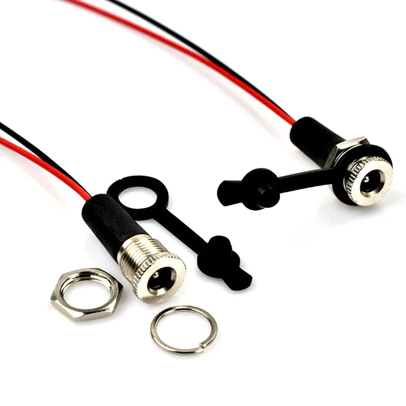IP68 Waterproof DC Power Socket 5.5x2.1MM 5521/5525 Panel Mount Jack
