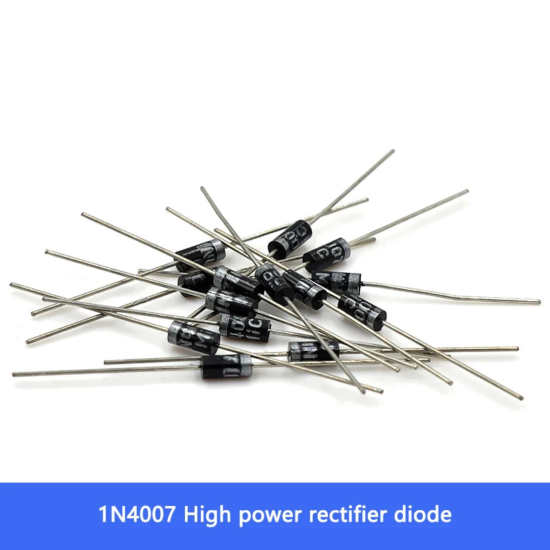 50pcs/lot 1N4007 1A 1000V DO-41 Rectifier Diode 4007 for Electronics Projects
