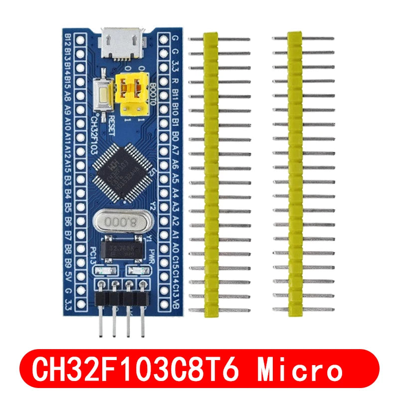 STM32F103C8T6 CH32F103C8T6 ARM Cortex-M3 Development Board with ST-LINK V2 Programmer