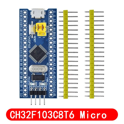 STM32F103C8T6 CH32F103C8T6 ARM Cortex-M3 Development Board with ST-LINK V2 Programmer