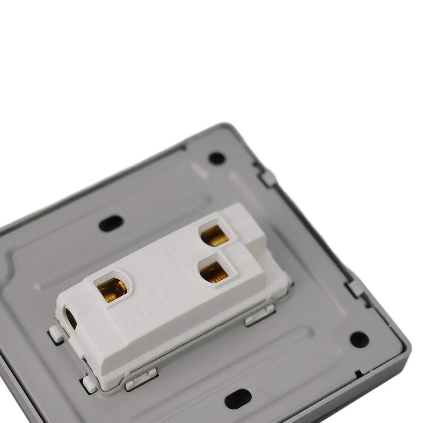 None Gray Button Switch Switches 1 2 3 Gang 86mm Flame Frameless PC Material Push Retardant Rocker Switch None
