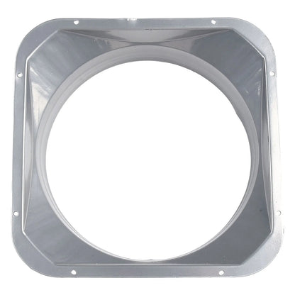 For Kitchen Hood Ventilator Pipe Connecting Vent Flange Exhaust Duct 4-10inch Electrostatic Spray Metal Silver-gray