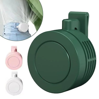 Clip-on Mini Waist Fan 3-Speed USB-C Rechargeable Portable Fan