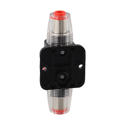 12V-24V DC Auto Inline Fuse Breaker Battery Safety Audio System Protection Overload Protection Device Temperature Resistance
