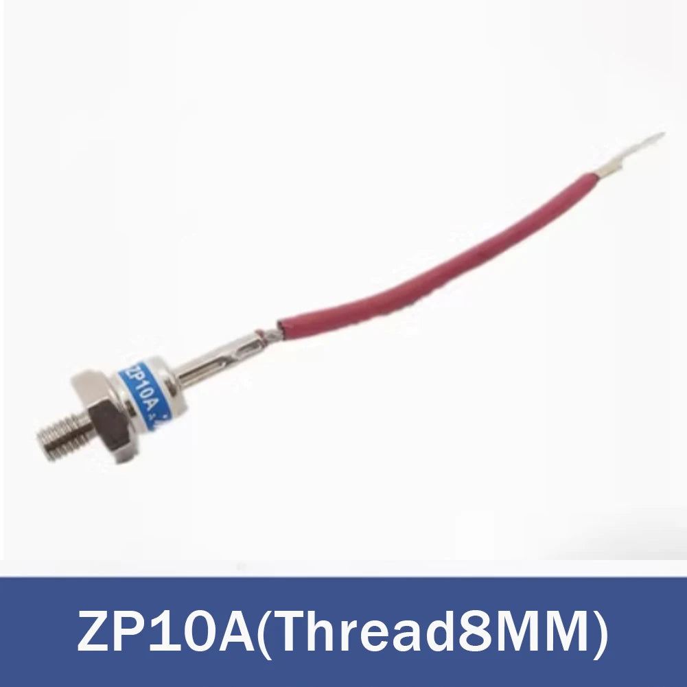Threaded Diode ZP300A 200A 100A 50A 30A 1600V Power Positive Stud Mount Rectifier Diode 200V-3000V Welding Machines Parts