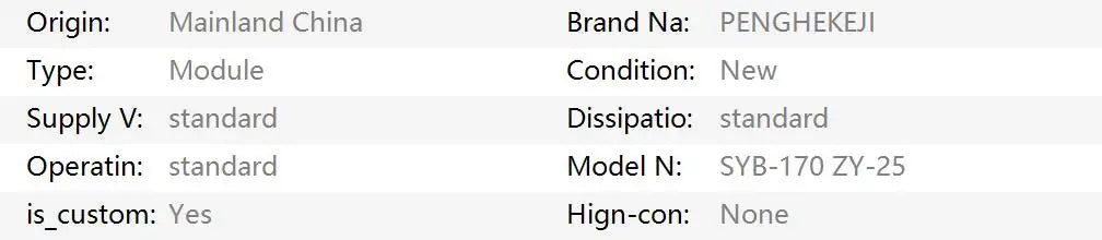 Mini Solderless Breadboard SYB-170/ZY-25 PCB Test Board for DIY Electronics