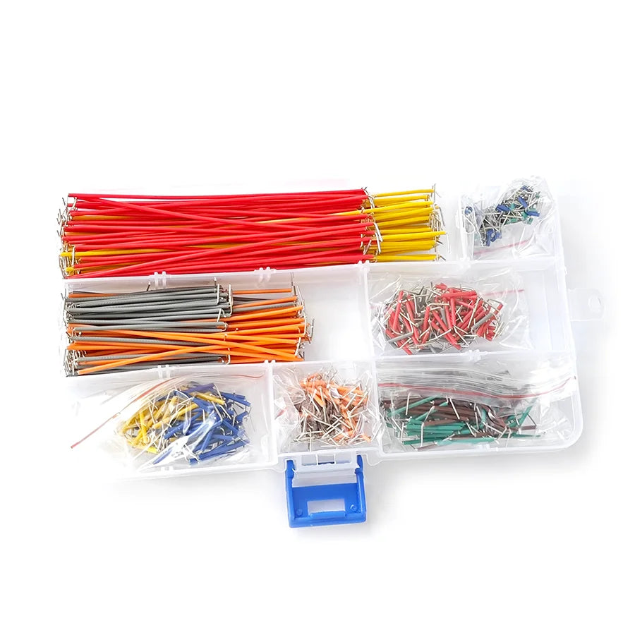 Assorted Breadboard Jumper Wire Kit ¨C Multiple Lengths with Storage Box for DIY Electronics