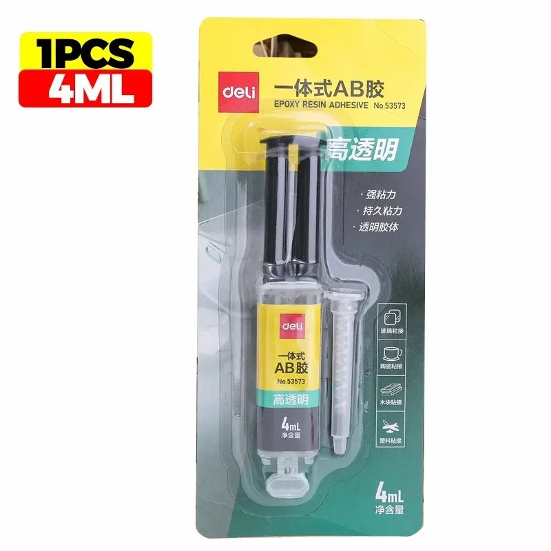 Epoxy Resin Liquid AB Glue Strong AB Adhesive Waterproof Sealant Casting Glue Heat Resistant Metal Repair Glue for Ceramic Glass