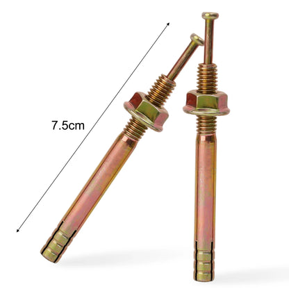 20/1PCS Heavy Duty Expansion Bolt Anchor M6 Sleeve Plasterboard Carbon Steel Wall Fix Bolts for Concrete Hardware