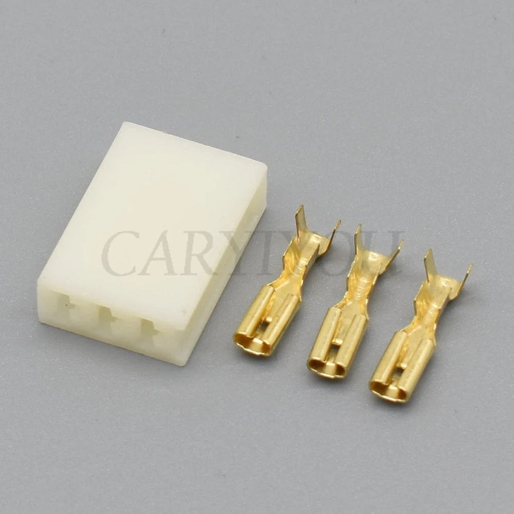 3 Pin 2.8mm Automotive Connector DJ7031-2.8 Brass Terminals with 15cm Pre-Wired Pigtail