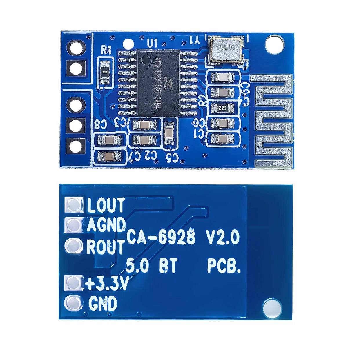 CA-6928 Mono Bluetooth 5.0 Audio Module DC3.3-6V Wireless Music Player and Speaker Receiver