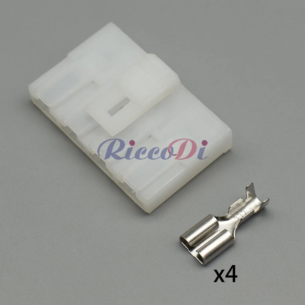 4 Pin New Energy Vehicle Connector PP0323802 DJ70415-6.3 6.3mm Waterproof Male Female