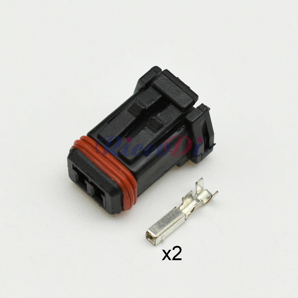 2 Way Waterproof Automotive Wiring Connector Rearview Mirror Terminal Socket MX19002P51 / MX19002S51