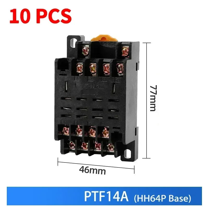 HH52P HH53P HH54P HH62P HH63P HH64P Miniature Control Relays Bulk Pack AC12V DC24V AC220V Small Intermediate Power Relay Module
