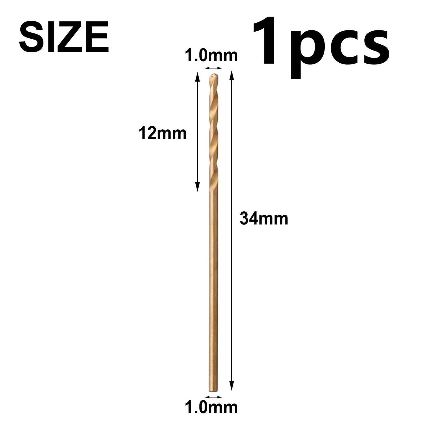 HSS M35 Cobalt Drill Bit Set 1–3mm for Stainless Steel Auger High-Quality Drill Press Power Tool Parts