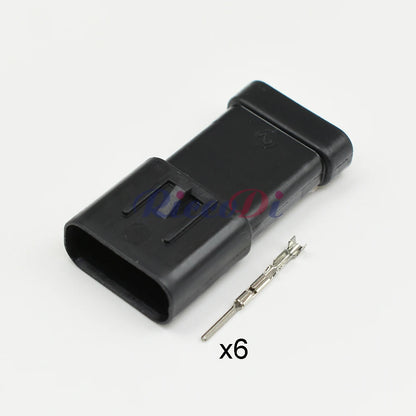 6 Pin Tyco Accelerator Pedal Throttle Sensor Connector 1438153-5 1-1419168-1 DJ7061A-0.6 for Ford GM
