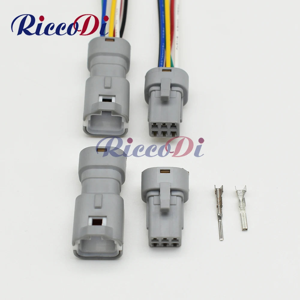 6-Pin Waterproof Connector MG614130-4 / MG644483-4 — Toyota Sealed Wiring Harness Plug