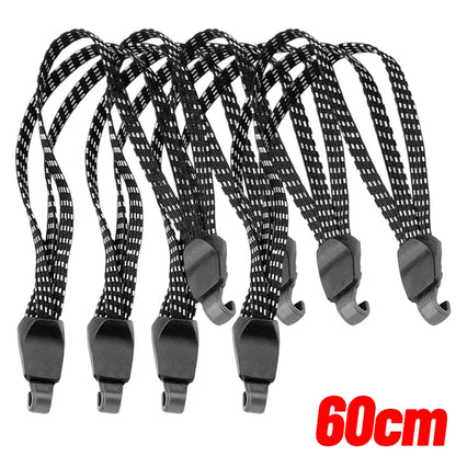 60/90cm Car Motocycle Strap Rope Elastic Luggage Straps Belts Hooks for Bicycle Bike Suitcase Carrier Fixed Installation Racks