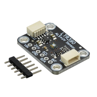 LTR390 UV Light Sensor Module 280nm 430nm | I2C UART Support 3.3V 5V for Intensity Detection and Weather Monitoring