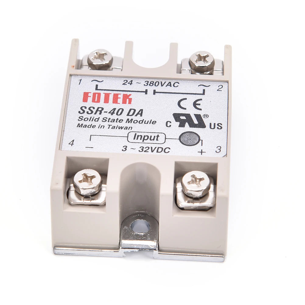 New Industrial Solid State Relay SSR 40A with Protective Flag SSR-40DA 40A DC control AC