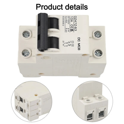 DC Power Supply 1000V Isolator Rated Current 32A Dc Circuit Breaker For Solar System Power Distribution Facilities