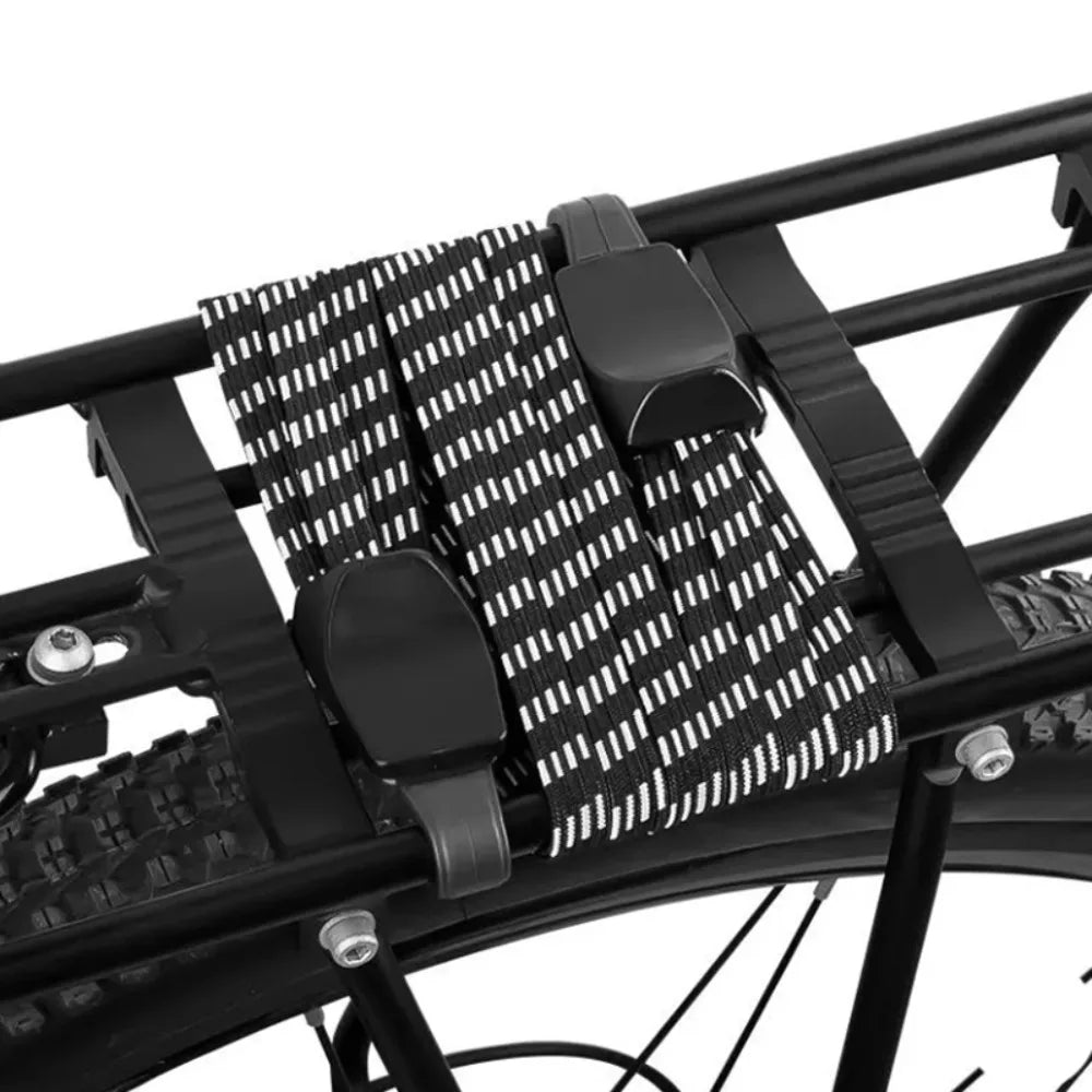 60/90cm Car Motocycle Strap Rope Elastic Luggage Straps Belts Hooks for Bicycle Bike Suitcase Carrier Fixed Installation Racks