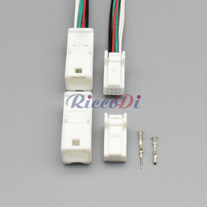 8-Pin Tyco AMP Auto Connector 0.7mm for Toyota 1376352-1 1565804-1 | Male Female Set + Wire Harness