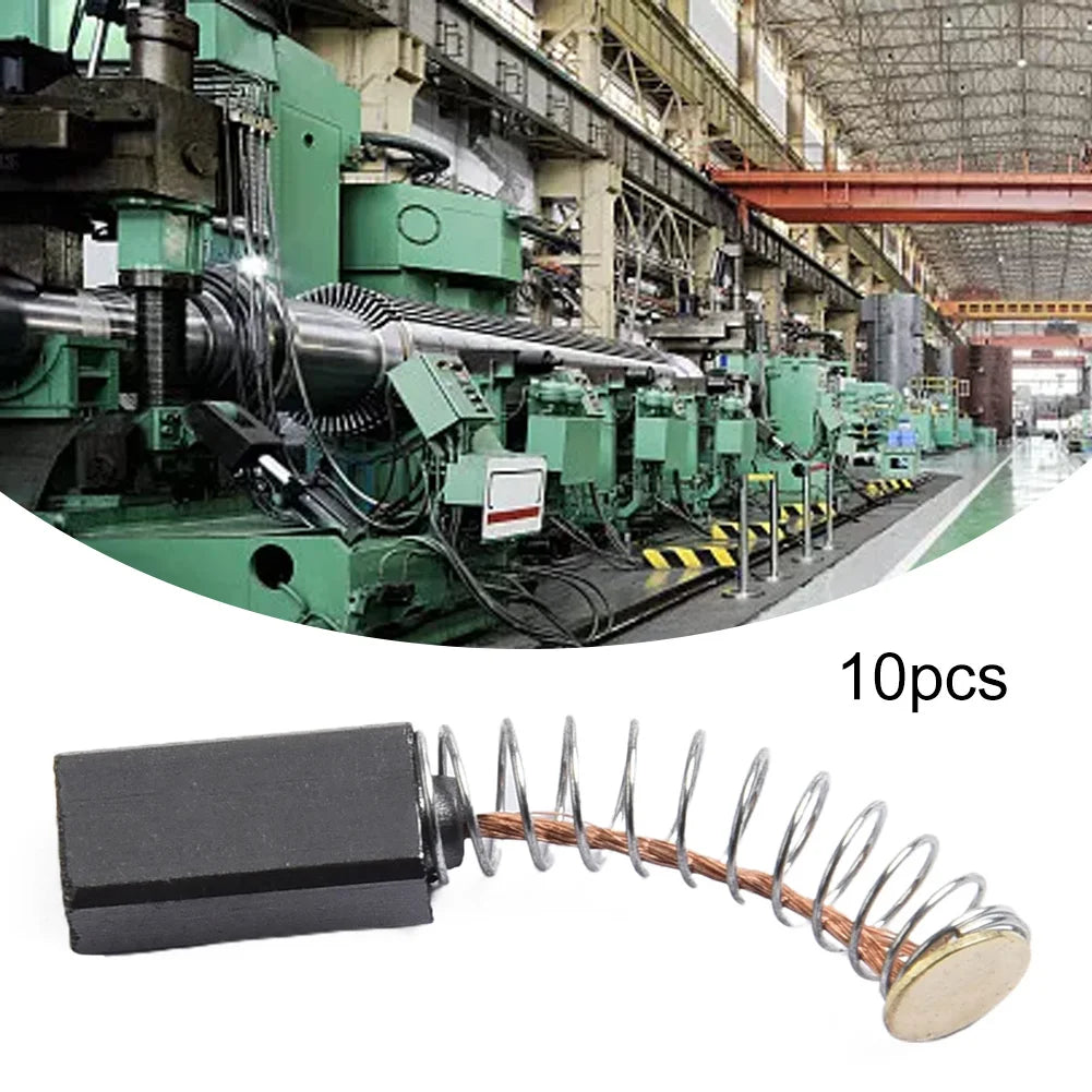 Carbon Brushes Kit 13×6×4mm for Electric Motors, High-Quality Replacement for Power Tool Accessories