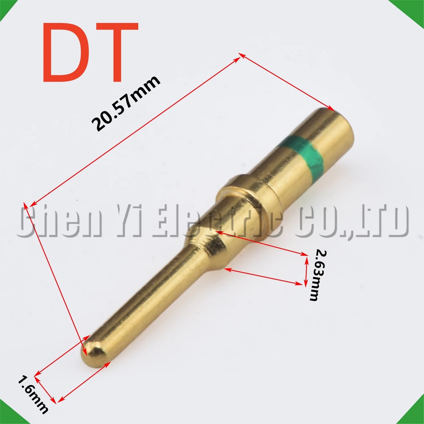20pcs 1.5mm Crimp Pins 0460-215-1631 0462-209-1631 Automotive Connector Terminals