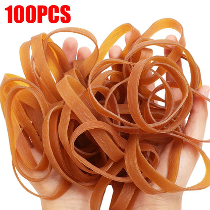 60mm Width Large Thickened Rubber Bands Heavy Duty File Elastic Rubber Bands for Home Kitchen Office Workshop Warehouse Supplies