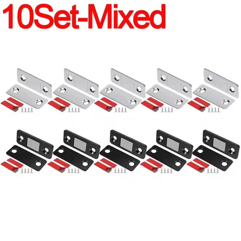 Wholesale Magnetic Door Catch Ultra-Thin Cabinet Catches Door Closed Magnets Sheet Adhesive Closet Drawer Window Magnet Latches