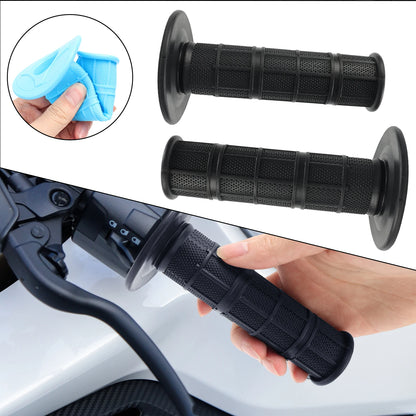 Universal Soft Silicone Motorcycle Handlebar Grips Anti Slip Gel Handle Bar Cover Dirt Bike Motocros Scooter Shock Absorb Sleeve