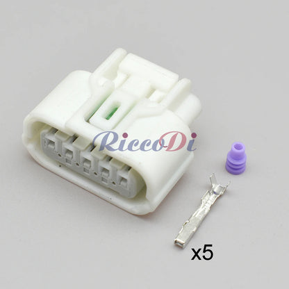 5 Pin Auto Waterproof Connector Mass Air Flow Sensor Intake Pressure Oxygen Sensor Plug 6189-1081 6189-6909 For Honda