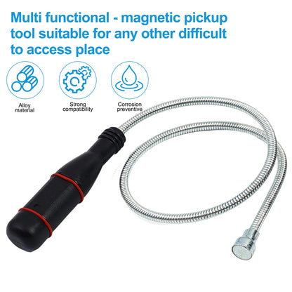 Foldable Magnetic Pickup Tool Flexible Grabber Magnet Tool