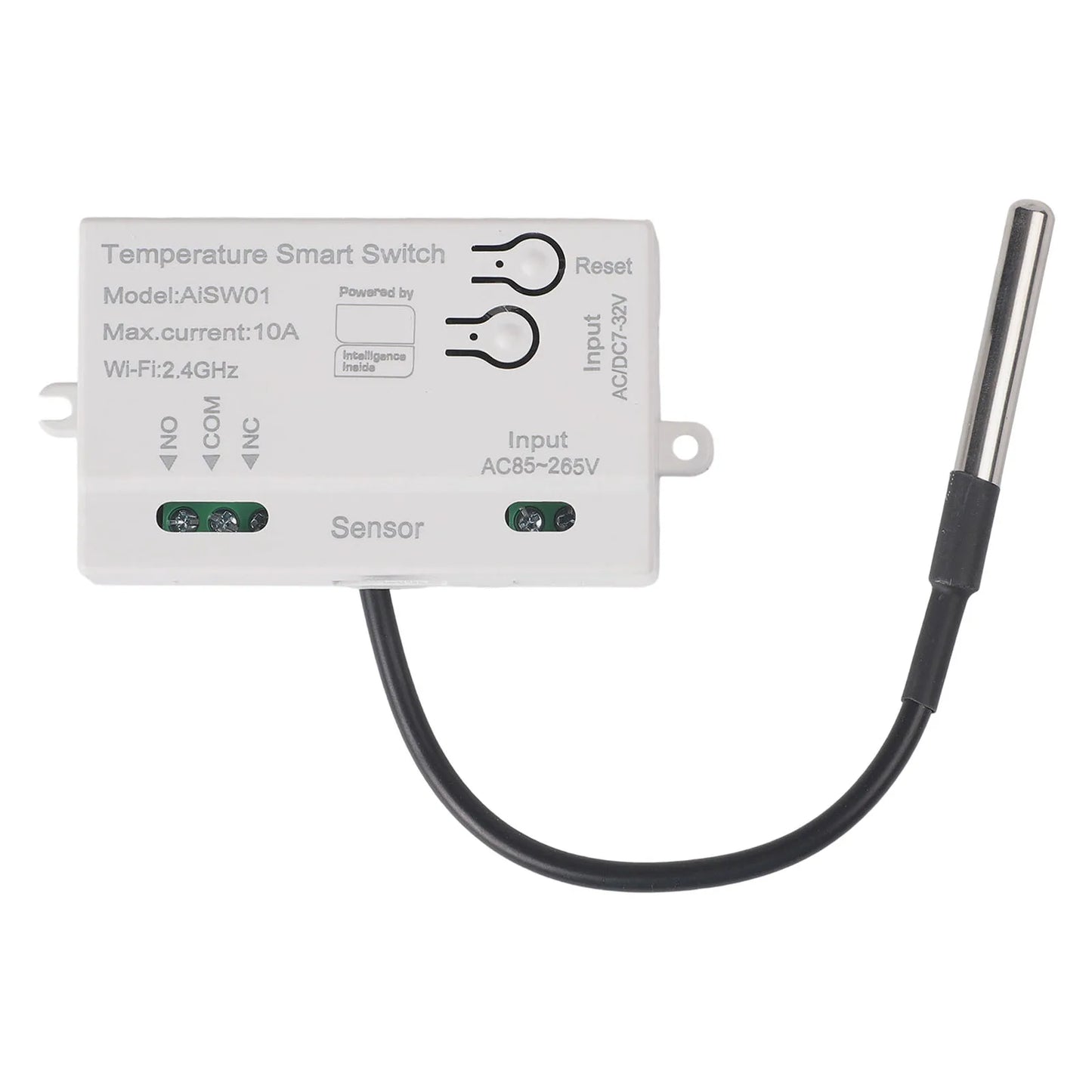 WiFi Temperature and Humidity Sensor with Remote Control Smart Home Automation with For Tuya App for Convenience