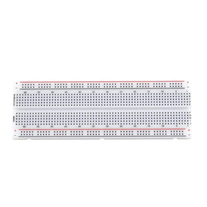 830-Hole Red and Blue Line Breadboard for Electronics Prototyping 165×55×10mm