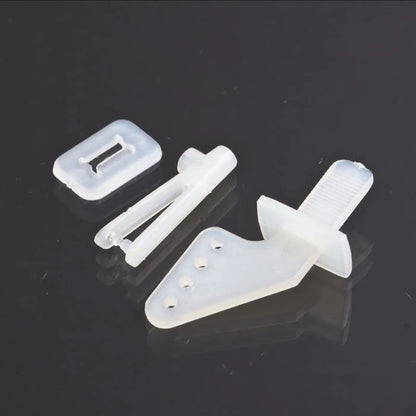 10Sets 21mm Nylon Control Horn & Clevis for RC Airplane Servo