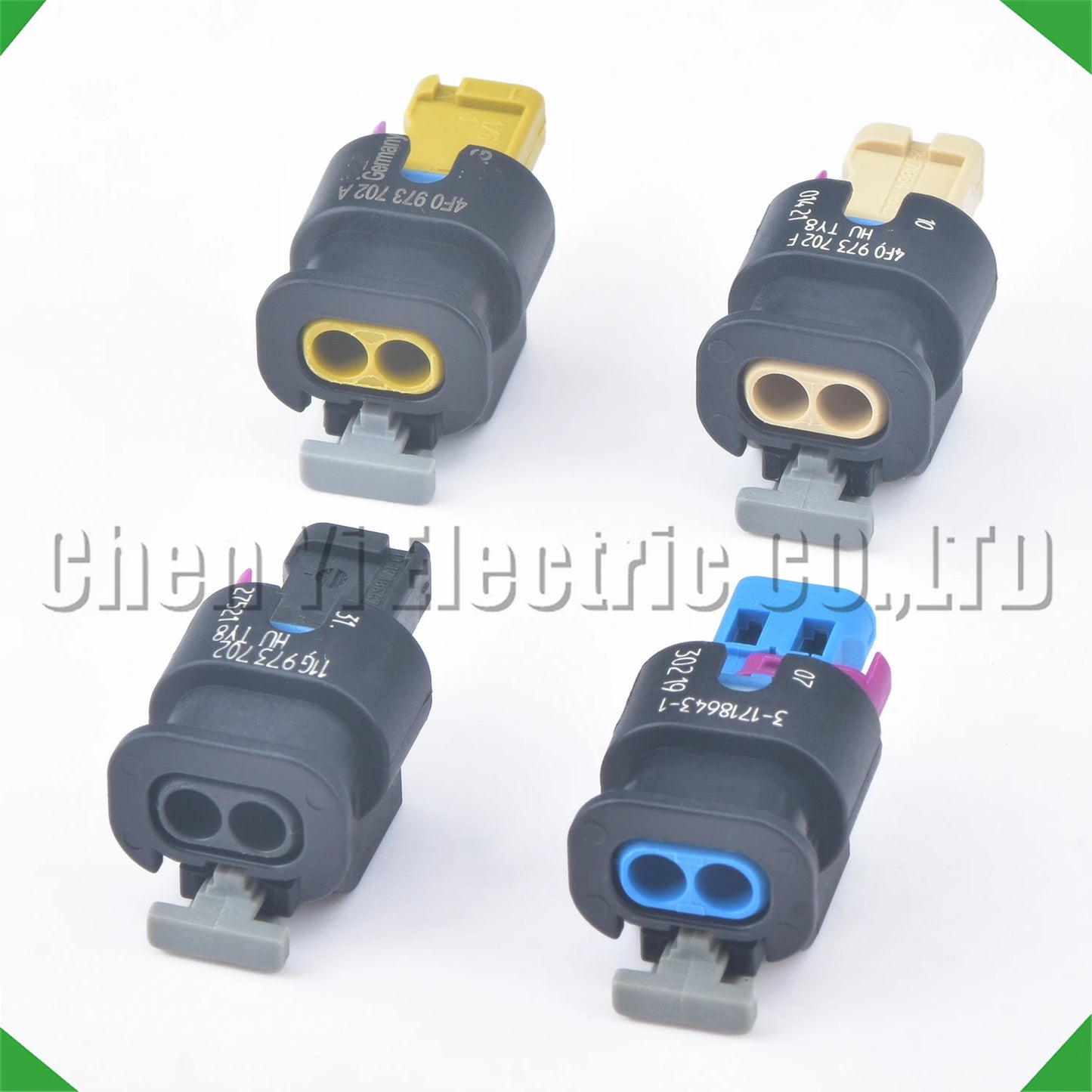 2 Pin Waterproof VVT Solenoid Ignition Coil Connector 4F0973702A 11G973702 for VW Audi